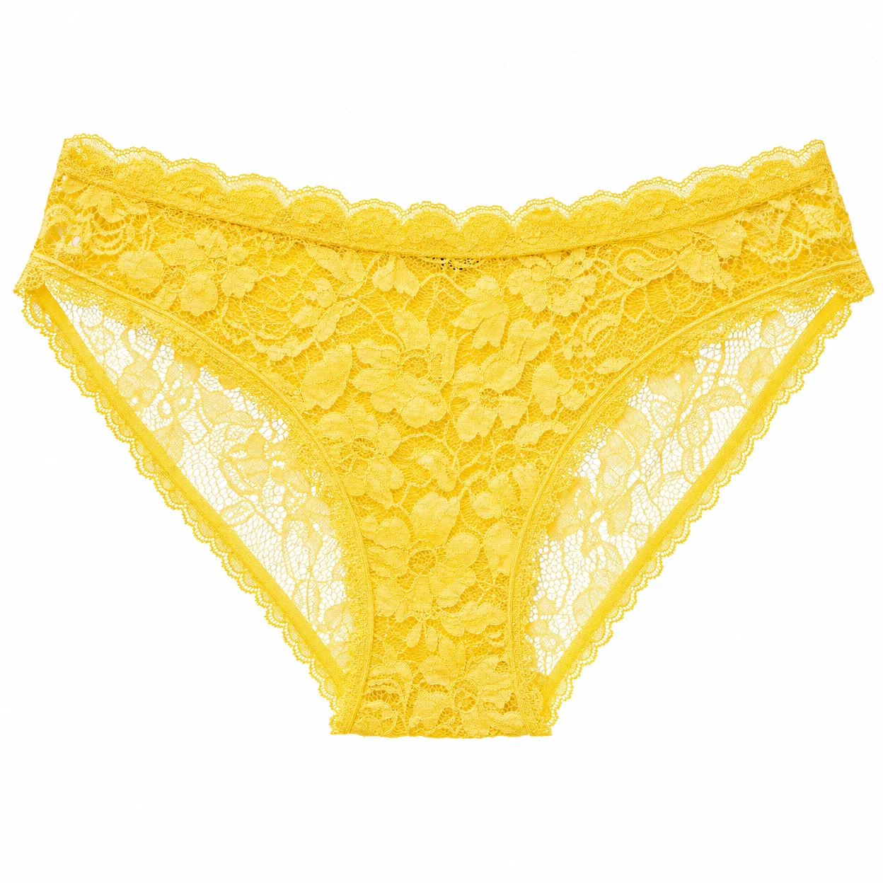 Yellow Lace Panties - Image 2
